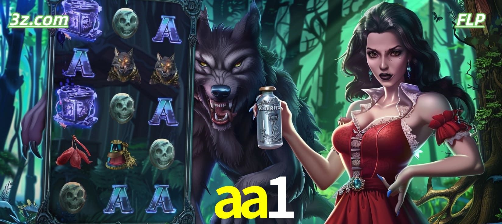 Slots online tema de lobisomem e vampira no aa1 cassino Brasil