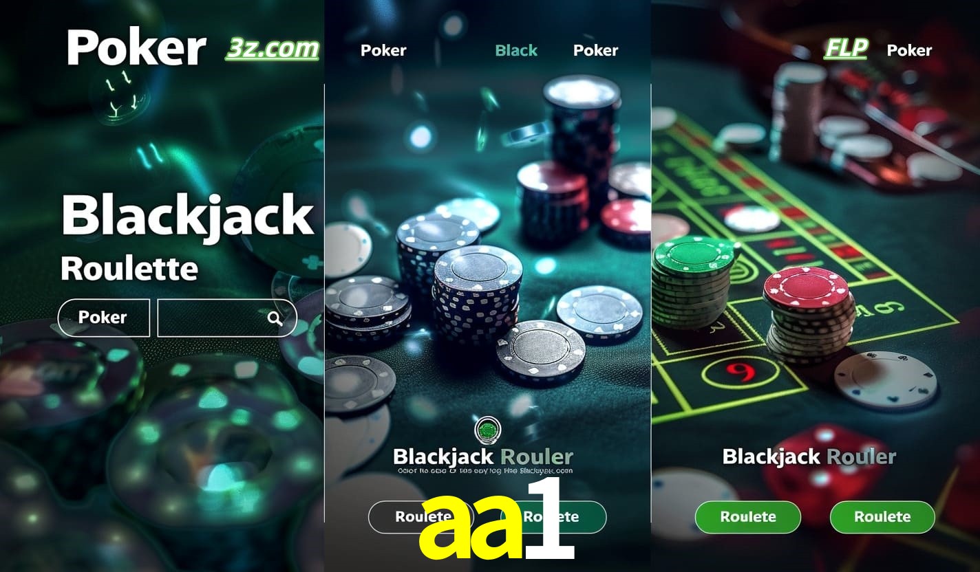Cassino online aa1 com Poker, Blackjack e Roleta ao vivo para jogadores do Brasil