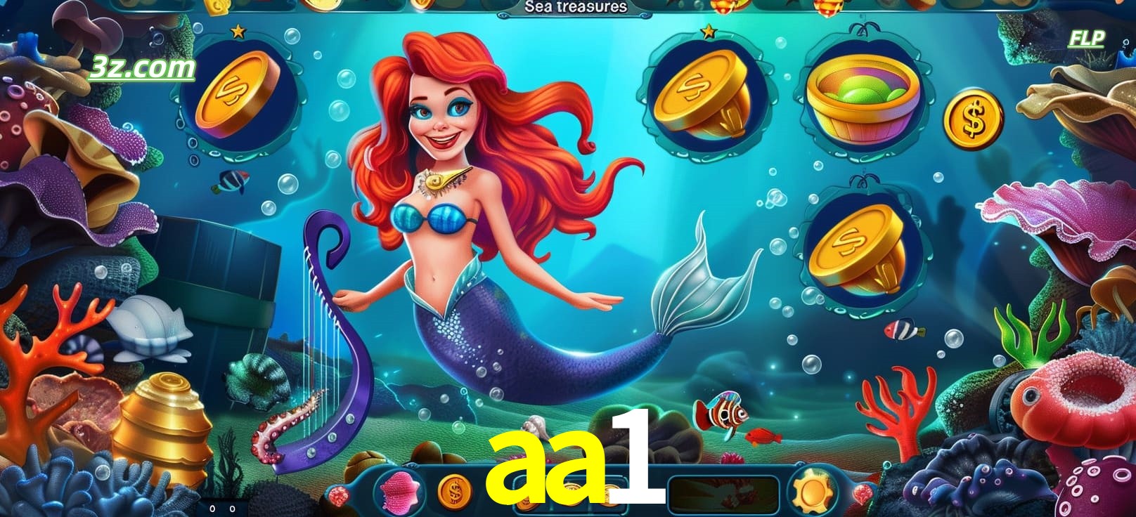 aa1 slots Sea Treasures cassino online com prêmios
