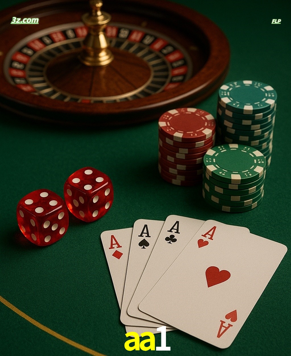 Cassino online aa1 com jogos de mesa: roleta, dados, pôquer e fichas